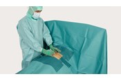 BARRIER Flex Universele Set abdominaal afdeklaken in gebruik