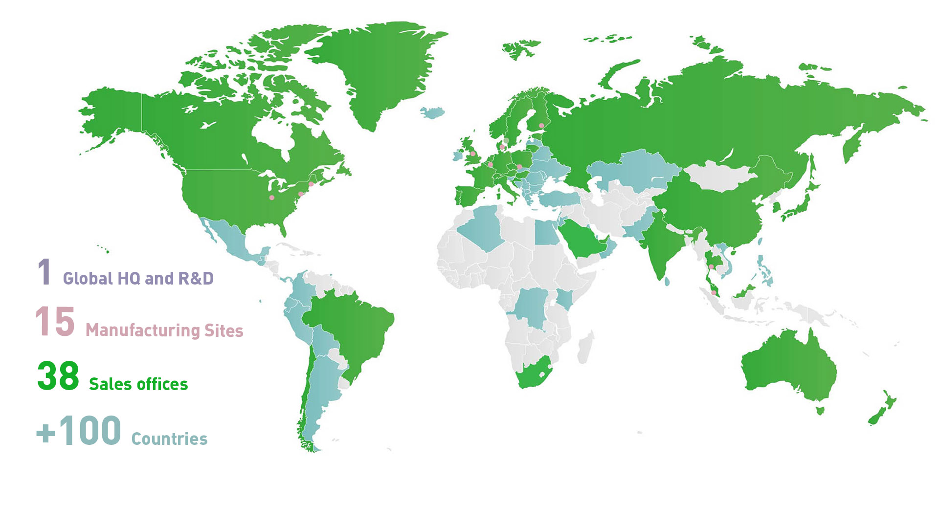Une entreprise d'envergure internationale
